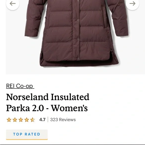 Norseland Insulated Parka 2.0 Women’s REI Co-op *LIKE NEW* - Picture 8 of 11